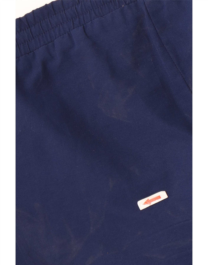 Shorts esportivos masculinos Adidas grandes poliéster azul marinho