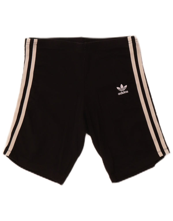 Shorts esportivos femininos Adidas 11-12 anos pretos