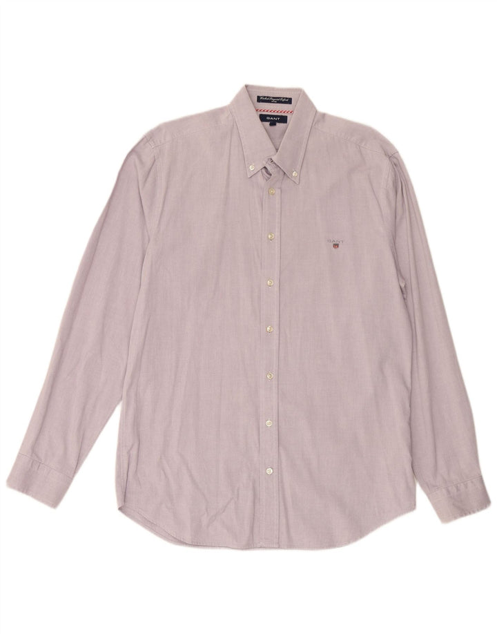 Camisa justa masculina GANT XL algodão rosa