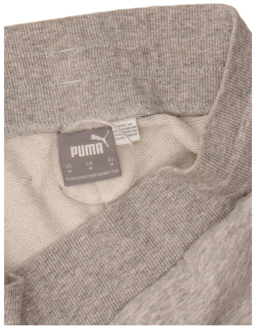 Calça esportiva masculina PUMA Graphic cinza médio