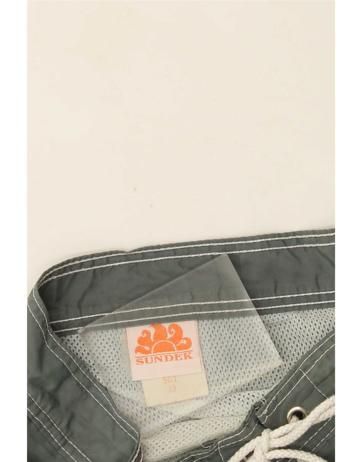 Shorts de natação masculino Sundek médio cáqui nylon