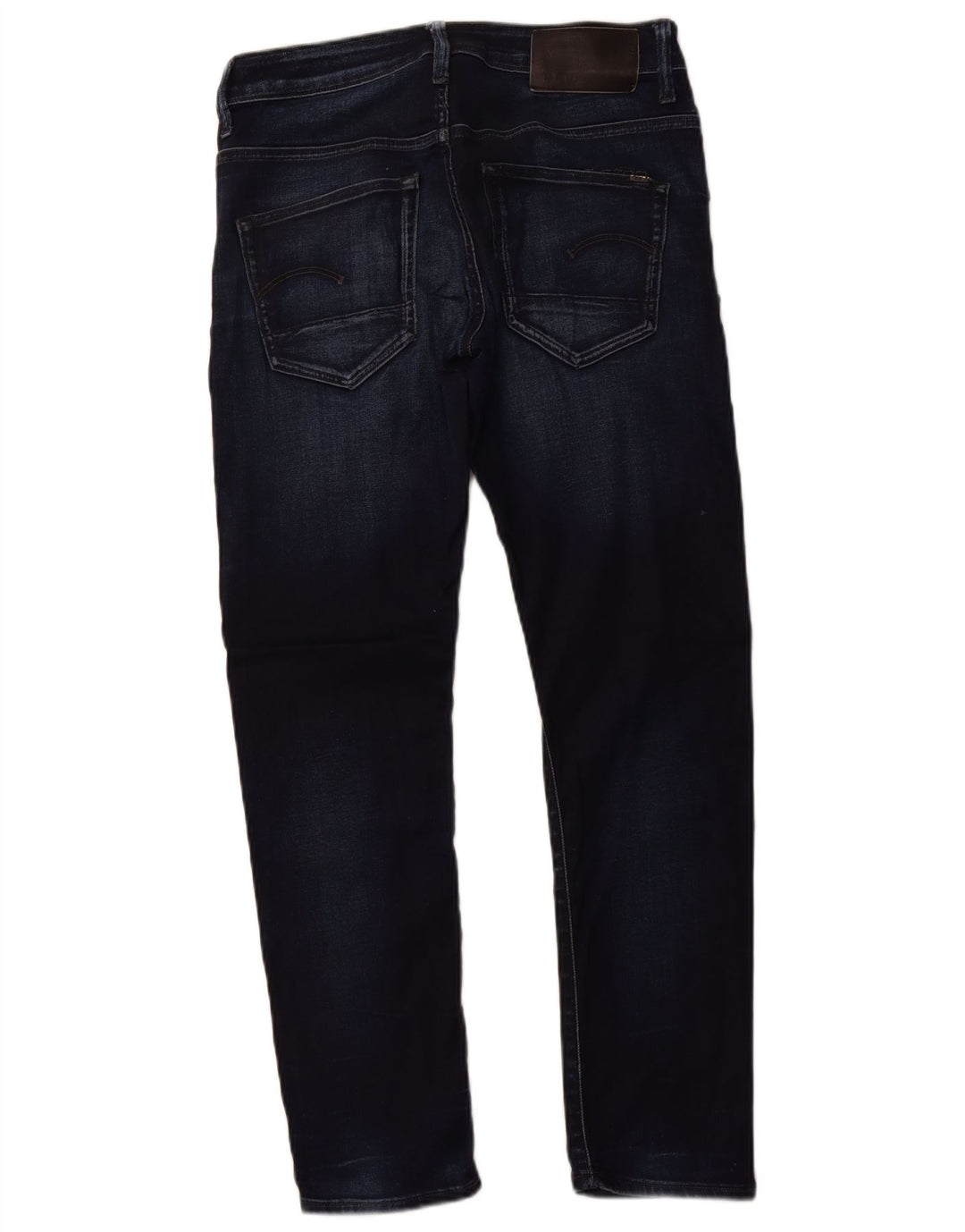 Calça jeans feminina G-STAR 3301 Slim W29 L30 azul marinho algodão