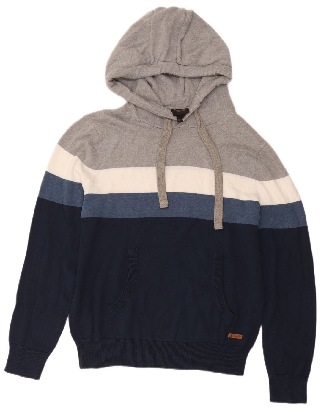 Bench Mens Hoodie Jumper Grande Algodão Colorblock Multicolorido