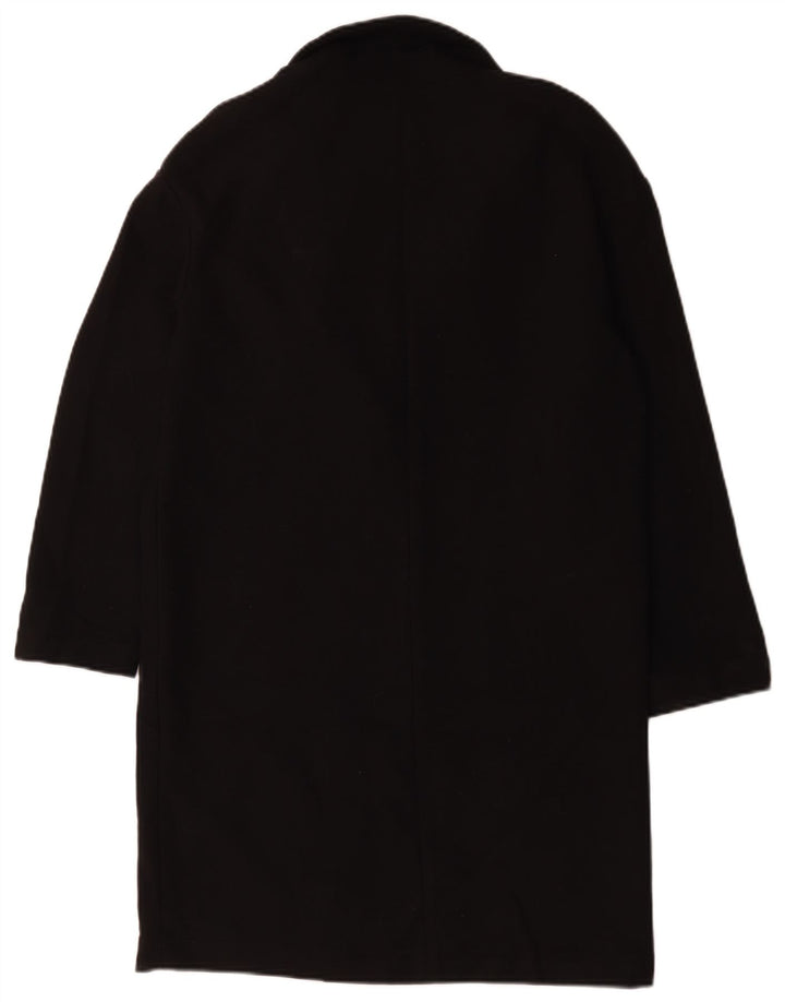 Sobretudo oversized feminino Topshop UK 10 poliéster preto pequeno