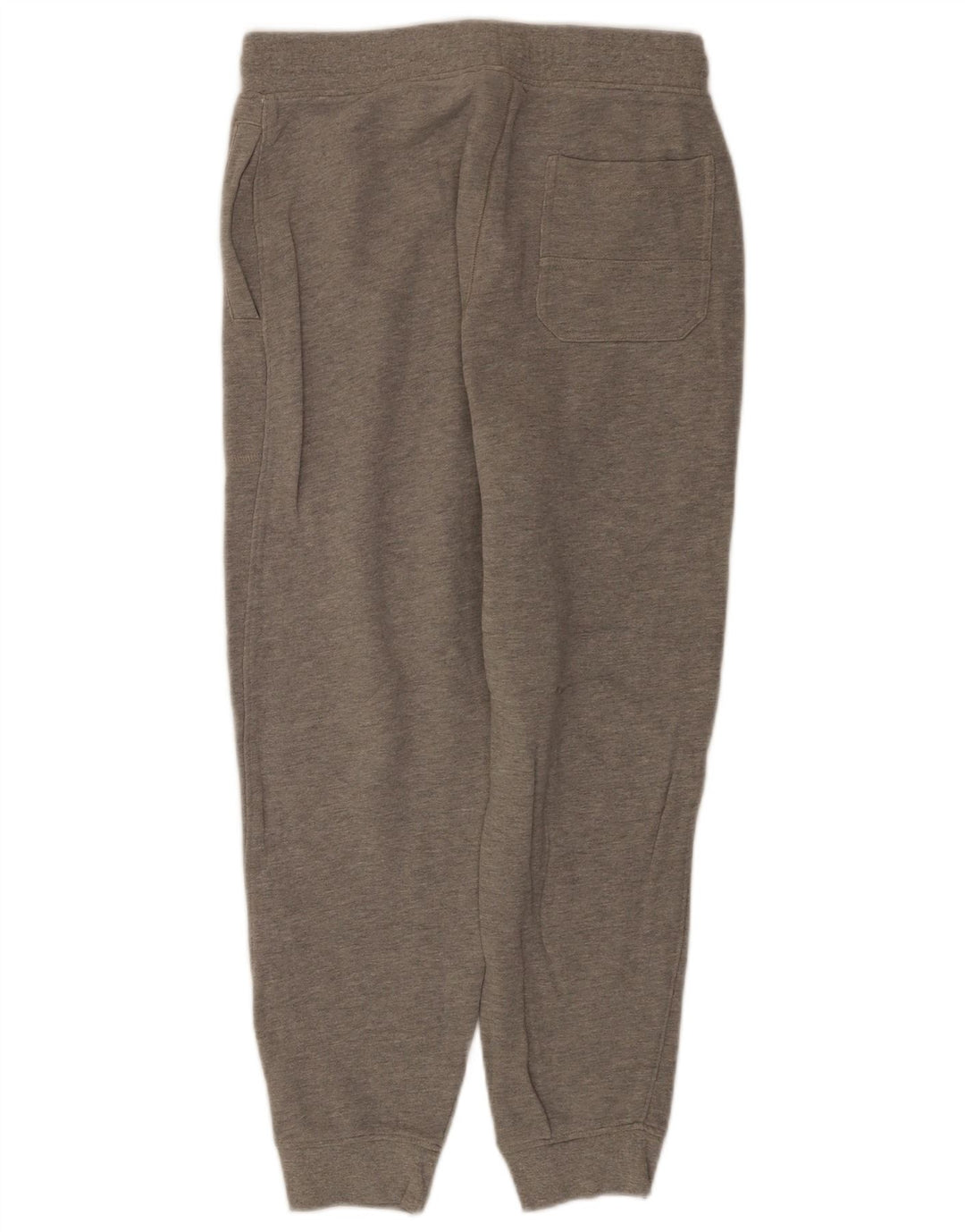Zara Calça de treino masculina Joggers cinza médio algodão manchado