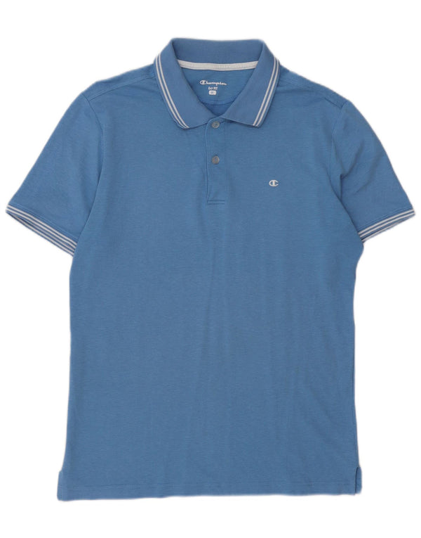 Camisa polo masculina Champion Easy Fit azul médio