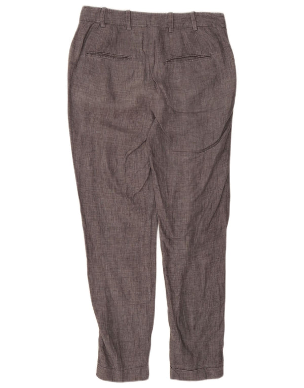 Zara Mens Slim Chino Calças XS W24 L26 Cinza