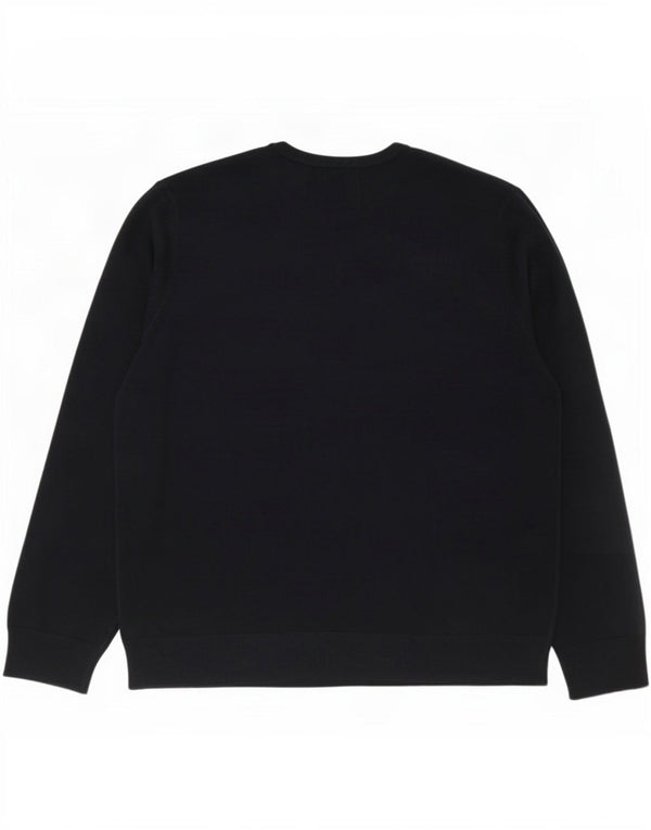 Suéter masculino Marks & Spencer com gola redonda 2XL azul marinho acrílico