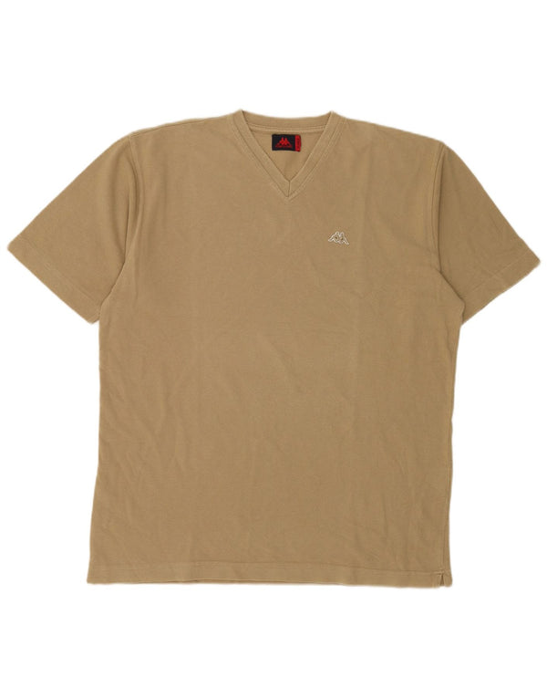 Camiseta masculina Kappa Top XL algodão bege