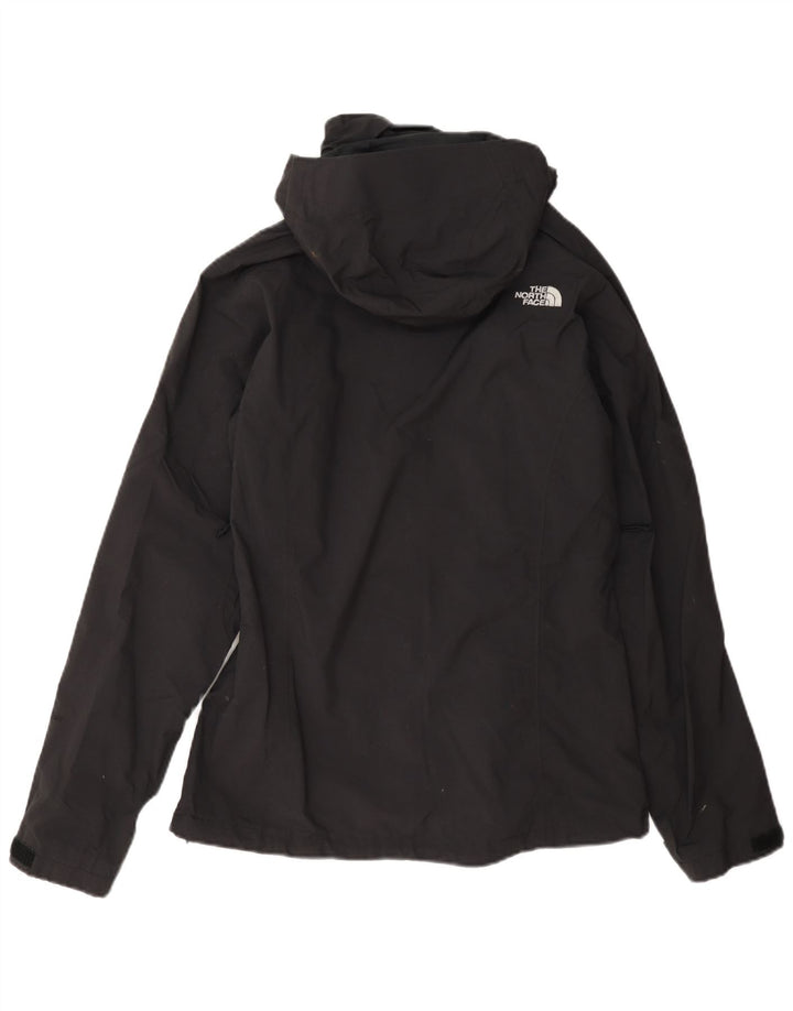 Jaqueta de chuva feminina com capuz The North Face UK 10 pequena nylon preta