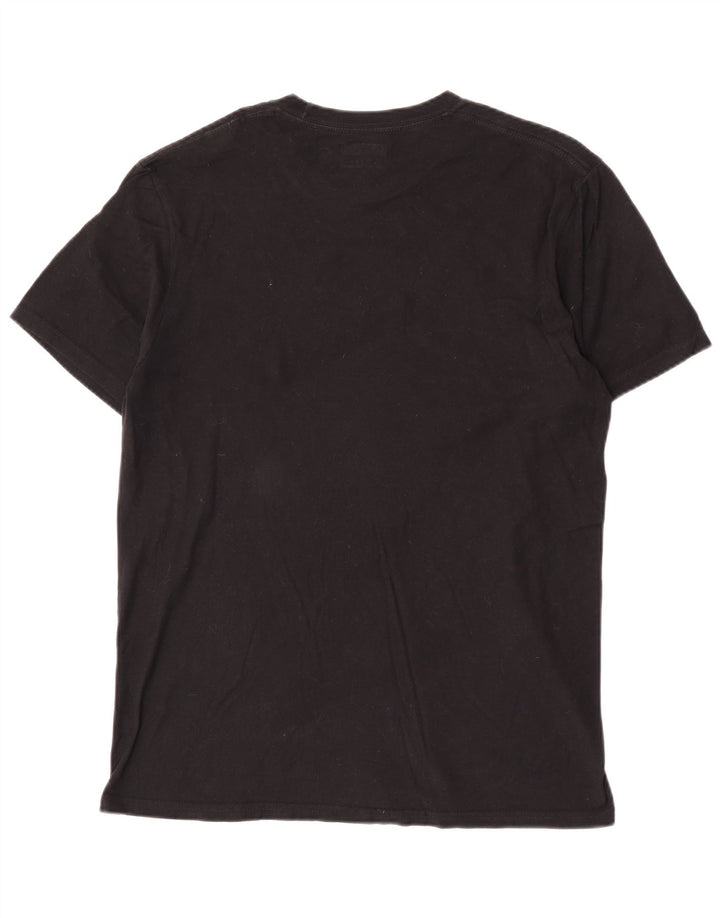 Camiseta masculina Converse Regular Graphic Top Médio Algodão Preto Música
