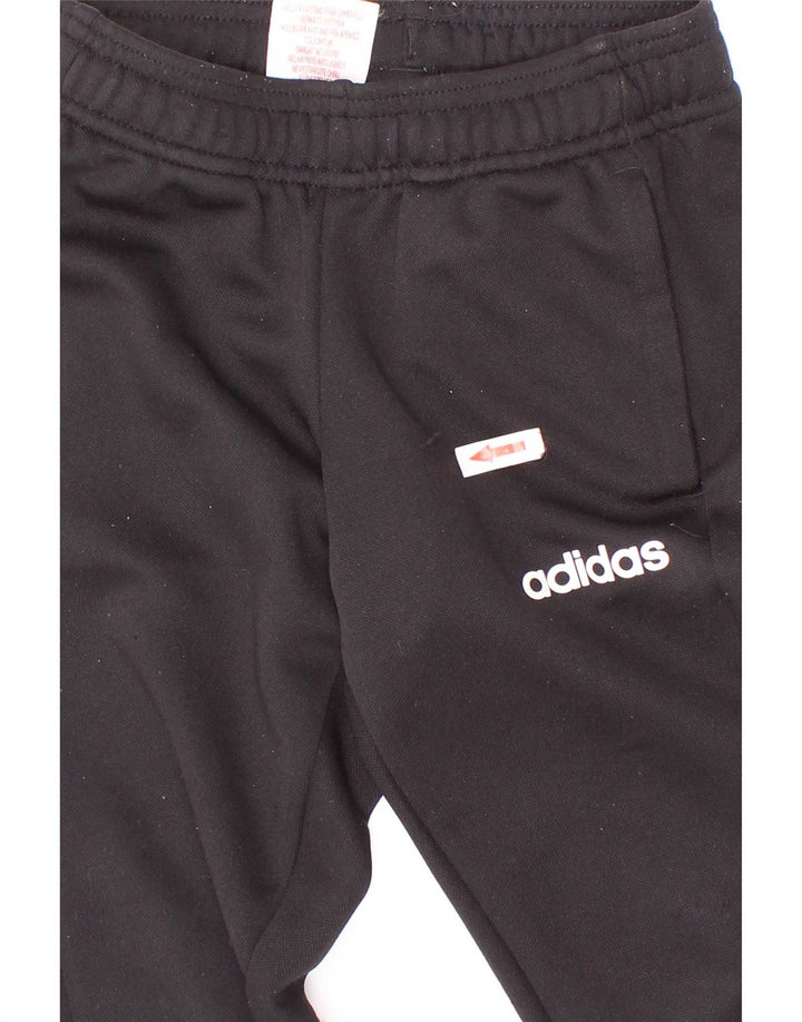 Calças de treino Adidas Boys Climalite 3-4 anos preto poliéster