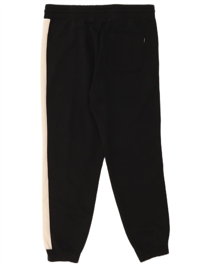 Calça de treino masculina Converse Joggers médio preto colorblock poliéster