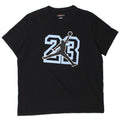 Camiseta gráfica masculina Jordan Top 2XL algodão preto