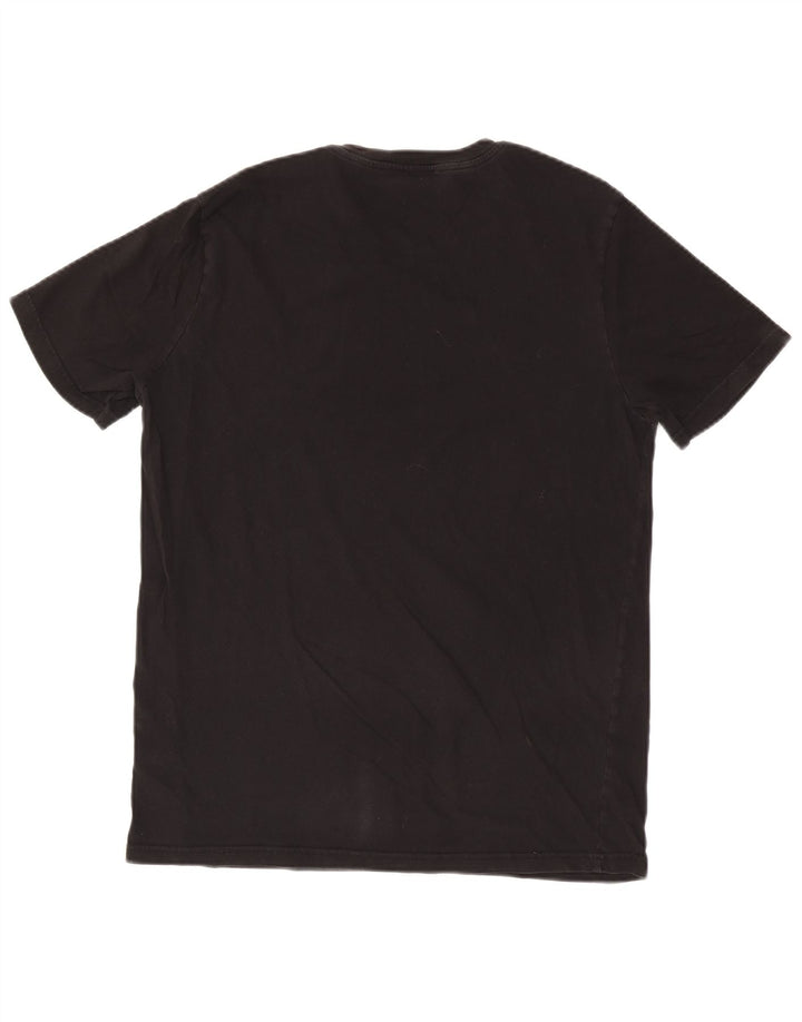 Camiseta masculina Benetton grande algodão preto