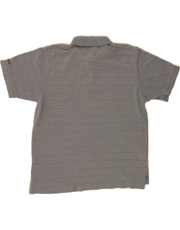 IZOD Mens Polo Shirt Large Grey Cotton Vintage Izod and Second-Hand Izod from Messina Hembry 