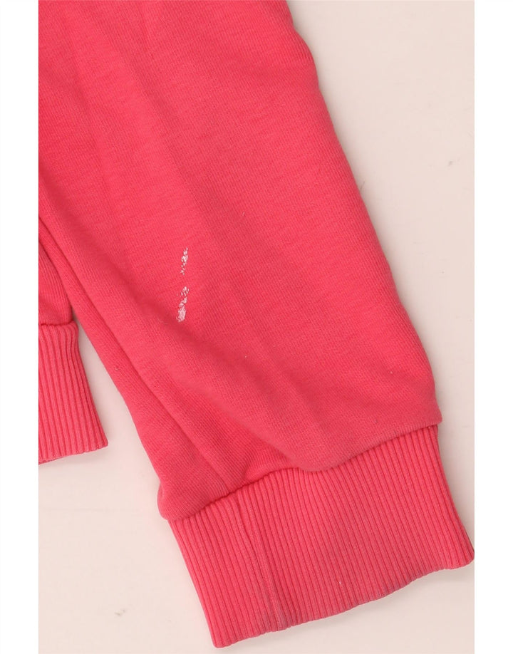 Fila moletom gráfico feminino jumper UK 14 bloco colorido rosa médio