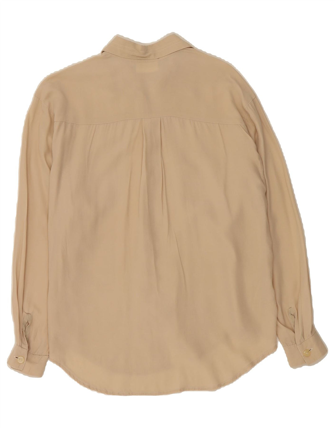 MISS JOY Womens Oversized Shirt Blouse EU 40 Medium Beige Viscose Vintage Miss Joy and Second-Hand Miss Joy from Messina Hembry 