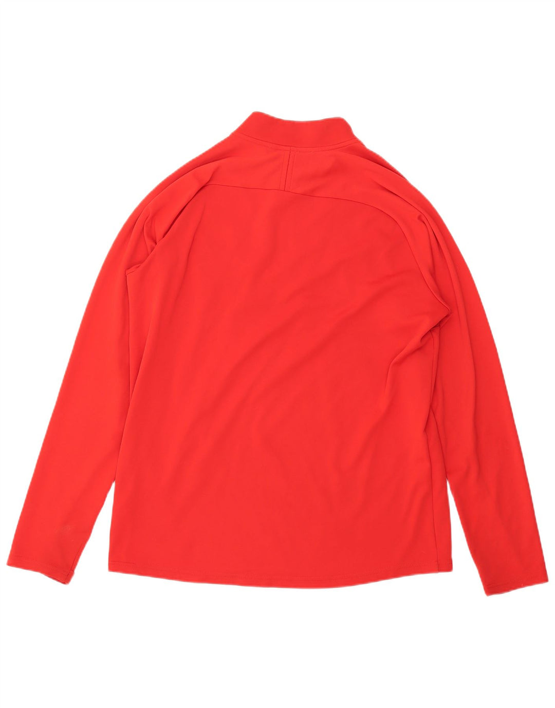 Moletom masculino Nike Dri Fit gráfico com zíper e gola alta vermelho