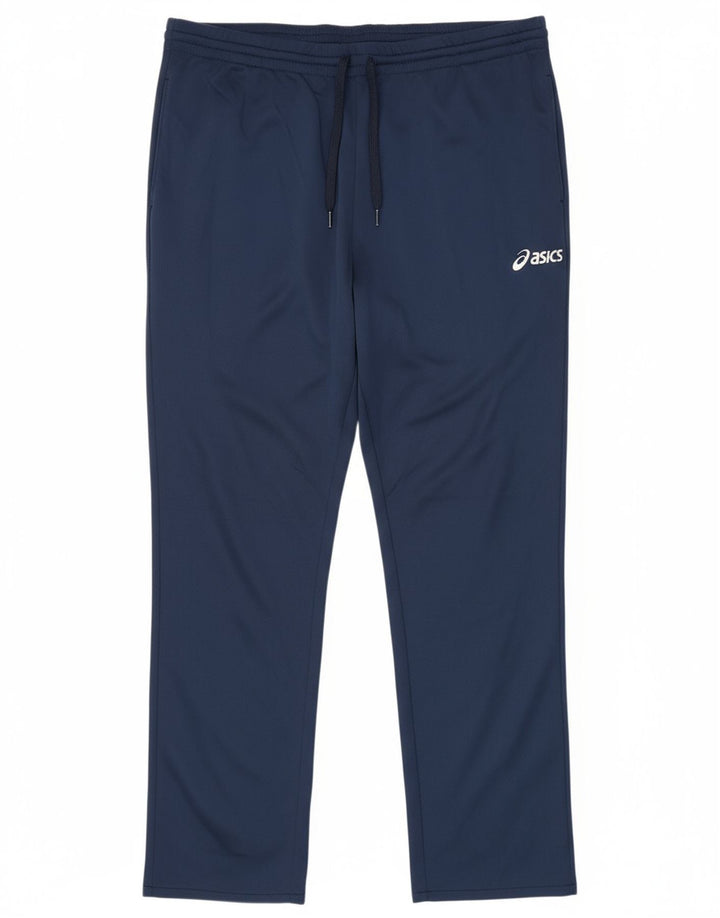 Calça de treino masculina ASICS 2XL azul marinho