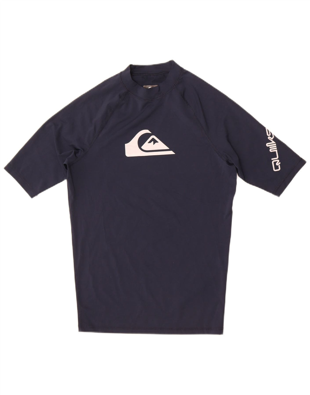Camiseta gráfica masculina Quiksilver Top médio azul marinho