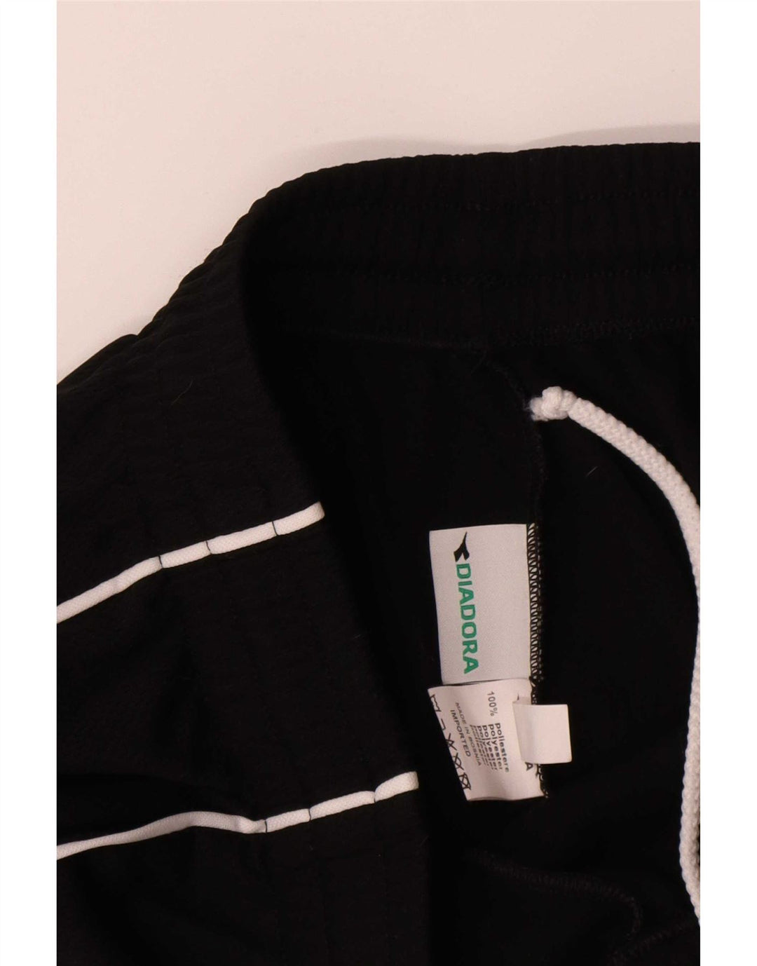 Shorts esportivos masculinos Diadora XL preto poliéster