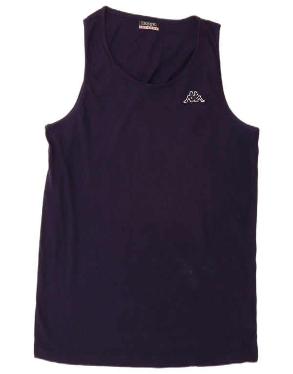 Top colete masculino Kappa 2XL algodão azul marinho