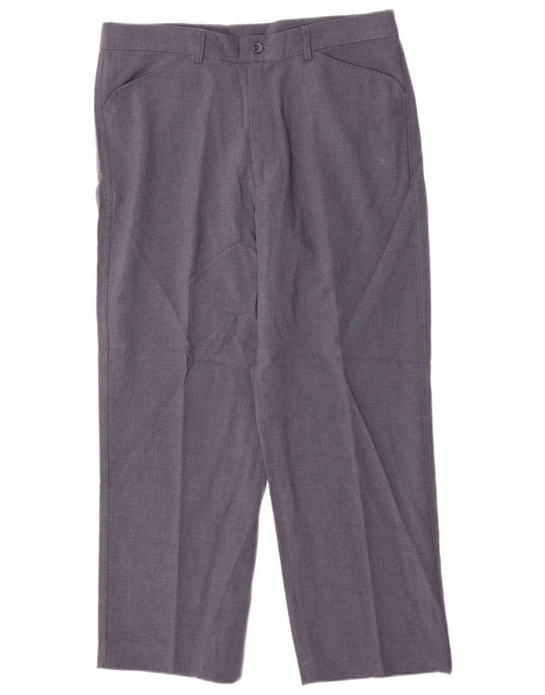 Calça casual reta masculina Farah W36 L29 poliéster azul