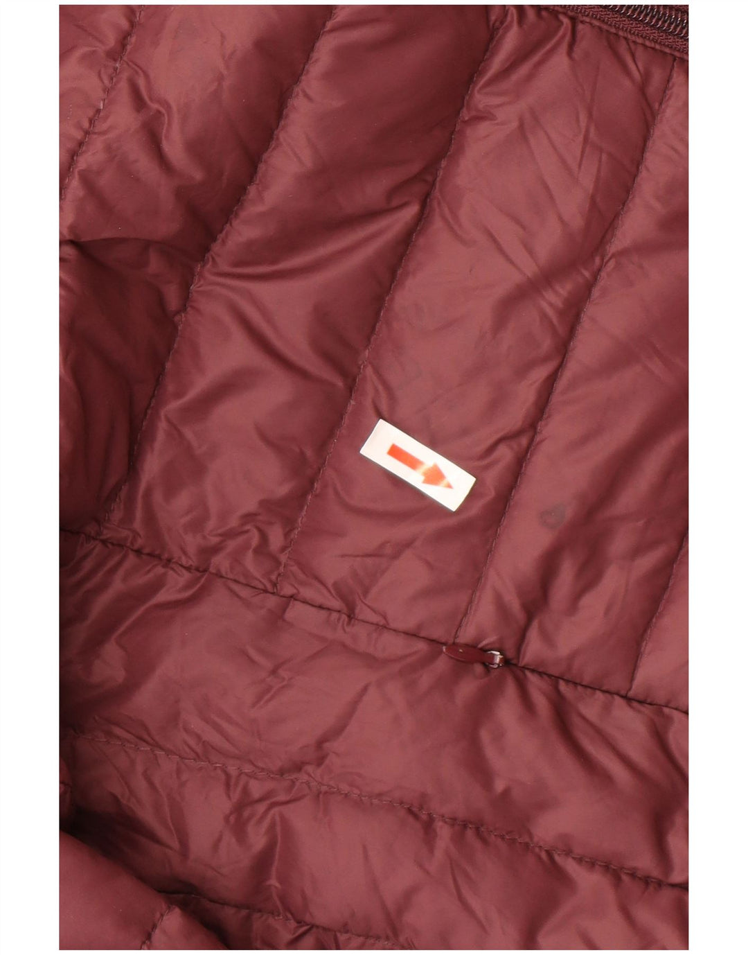 Jaqueta masculina acolchoada com capuz Schott UK 40 grande nylon cor de vinho