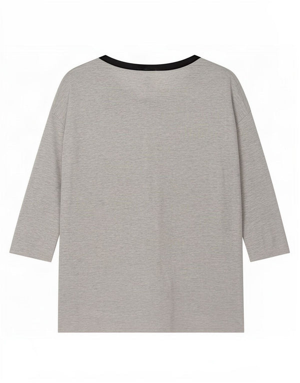 Vestido feminino Zara com manga 3/4 UK 16 grande cinza