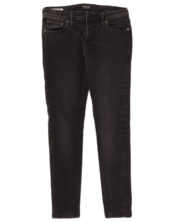 Jack & Jones Masculino Tom Skinny Jeans W31 L26 Algodão Preto