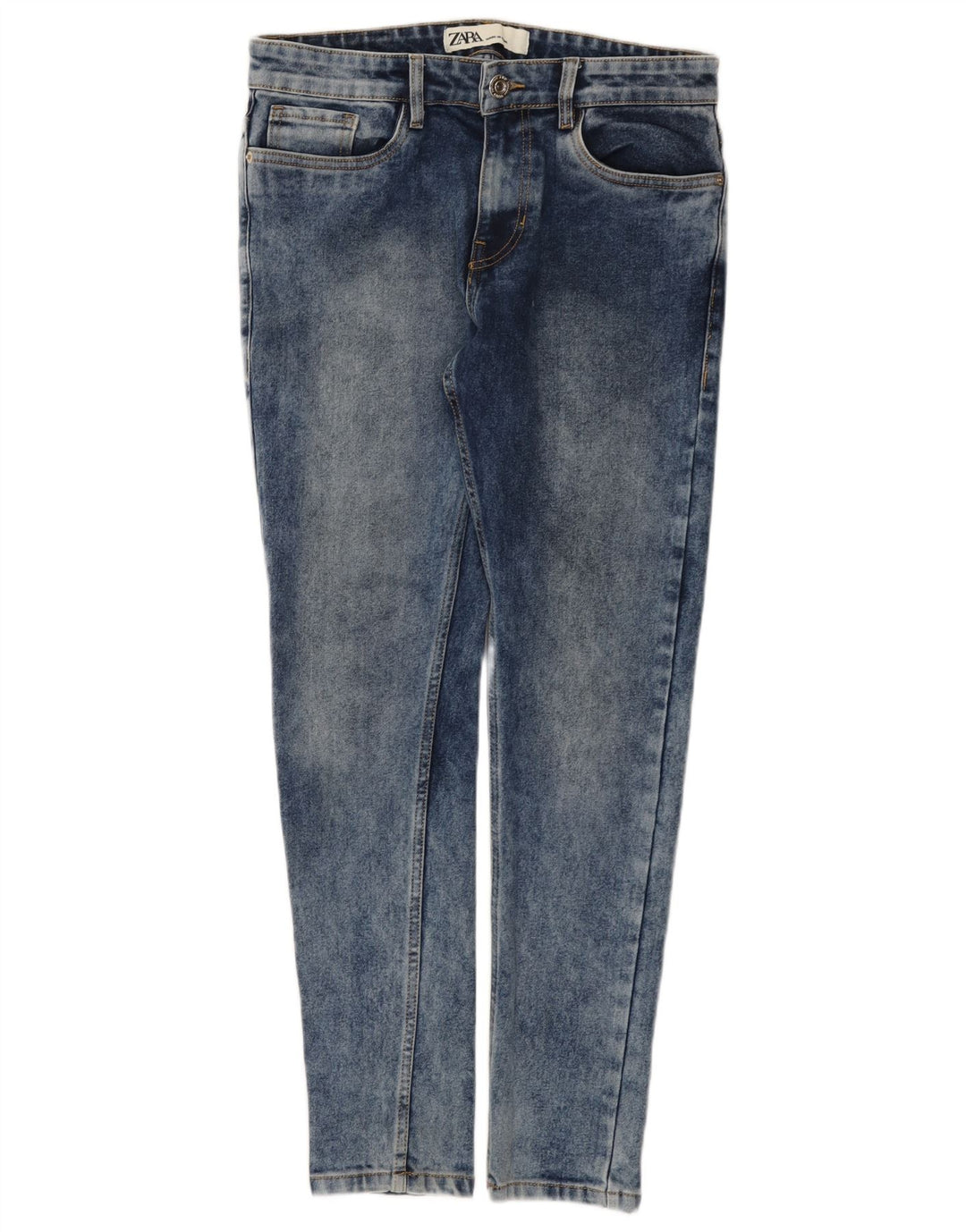 Zara Jeans Slim Feminino W30 L29 Azul