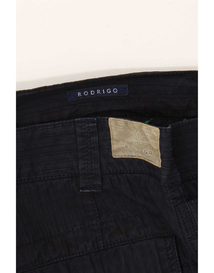 Rodrigo Mens Chino Shorts Médio W32 Azul Marinho