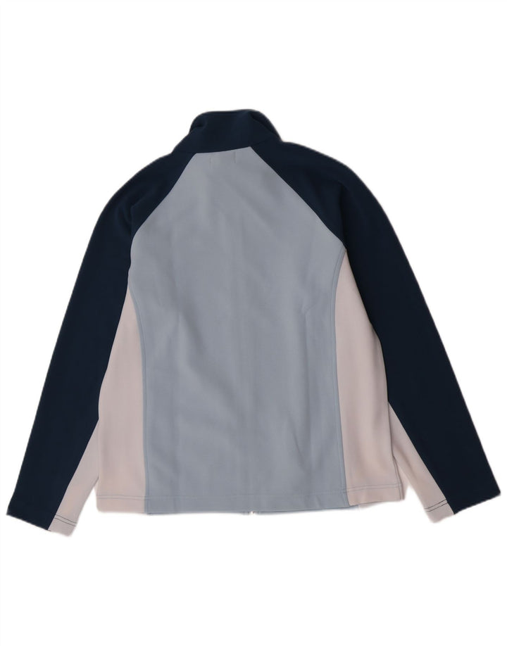 Jaqueta feminina Kappa UK 16 grande colorblock azul poliéster