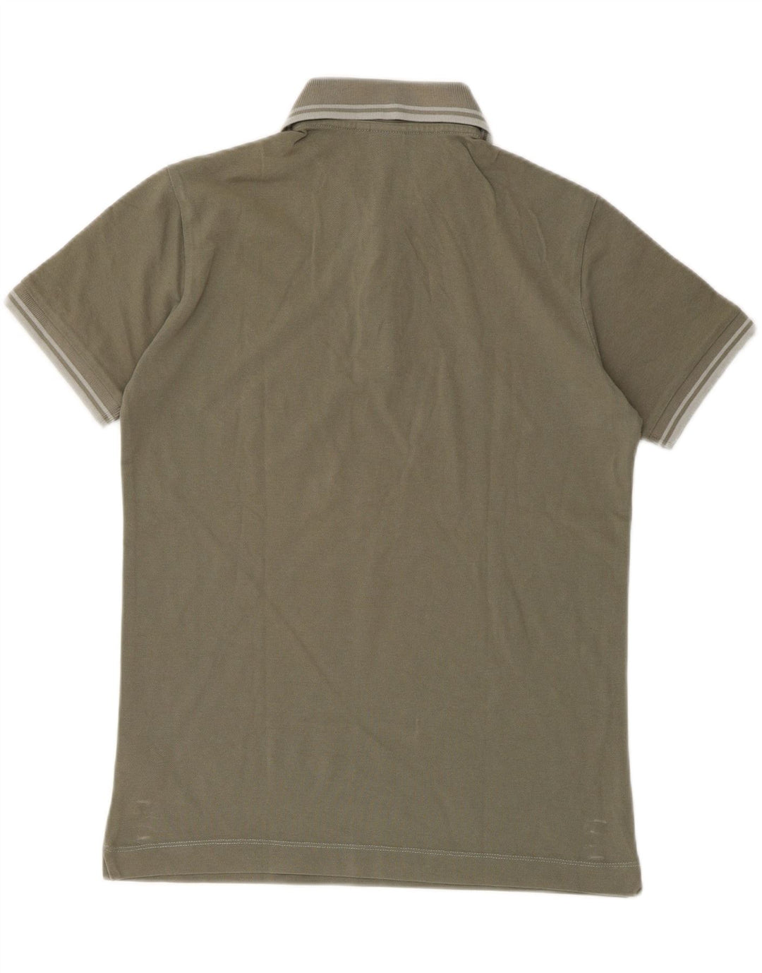 CALVIN KLEIN Mens Polo Shirt Small Khaki Cotton Vintage Calvin Klein and Second-Hand Calvin Klein from Messina Hembry 
