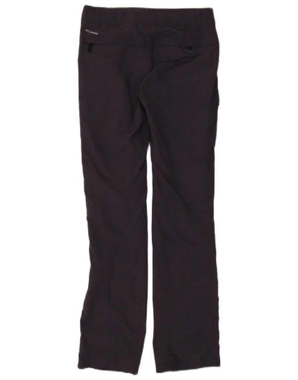 Calça cargo feminina Columbia Omni-Shade Slim US 2 XS W25 L32 preta nylon