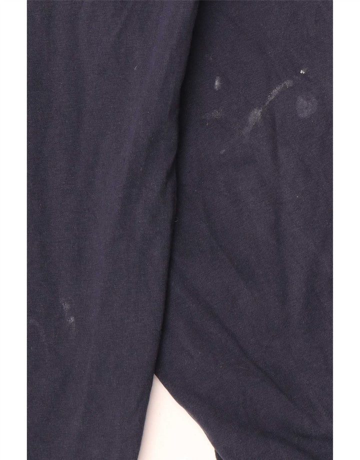Top masculino Levi's Standard Fit manga comprida XL azul marinho algodão