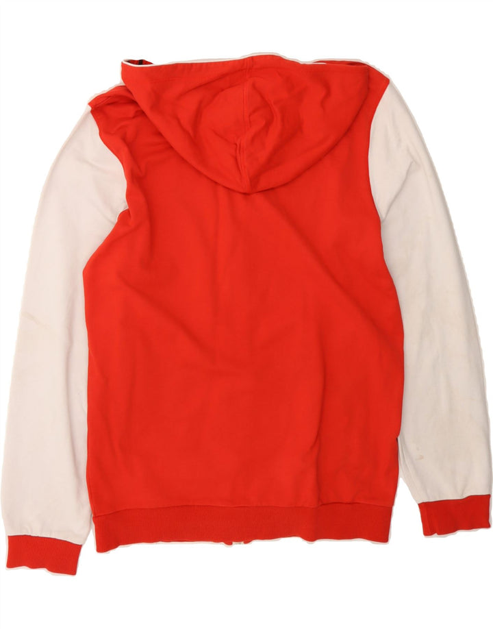 PUMA Boys Zip Hoodie Sweater 15-16 Years  Red Colourblock Vintage Puma and Second-Hand Puma from Messina Hembry 