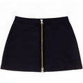 Zara Mini saia feminina média W28 azul marinho poliamida