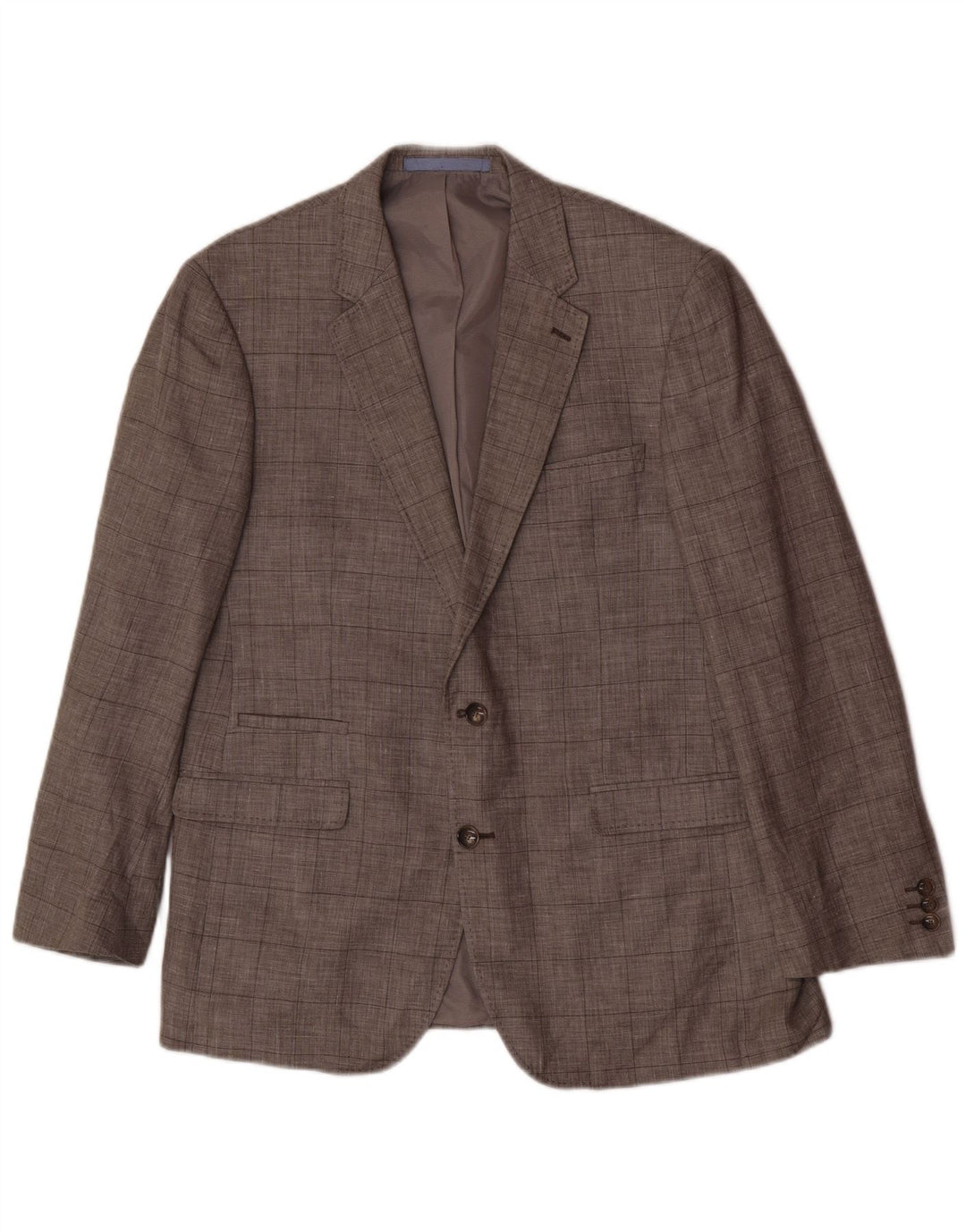 Jaqueta Blazer Masculina Marks & Spencer Tailored Fit Reino Unido 42 Grande Cinza Xadrez