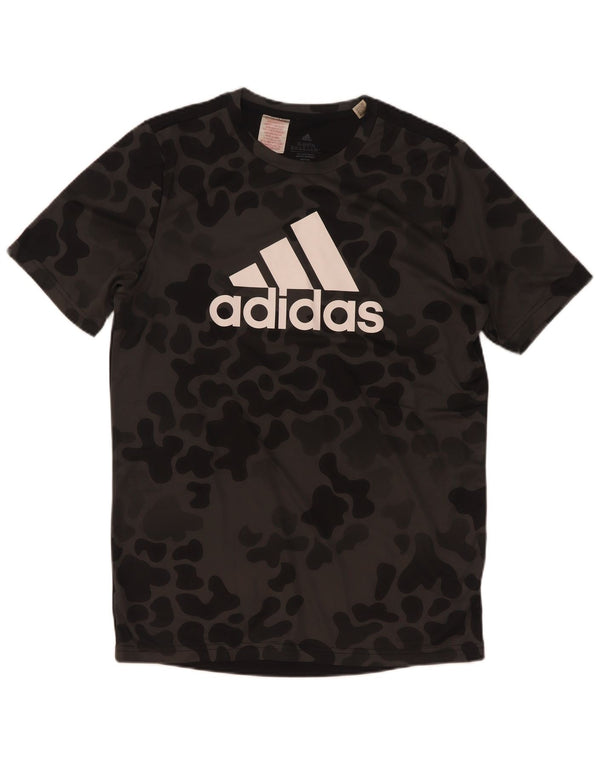 Camiseta Adidas Menino Aeroready Graphic Top 15-16 Anos Cinza Camuflado