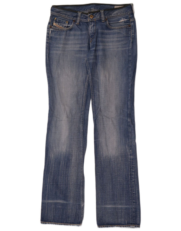 Diesel feminino BEBEL Bootcut jeans W30 L34 azul algodão
