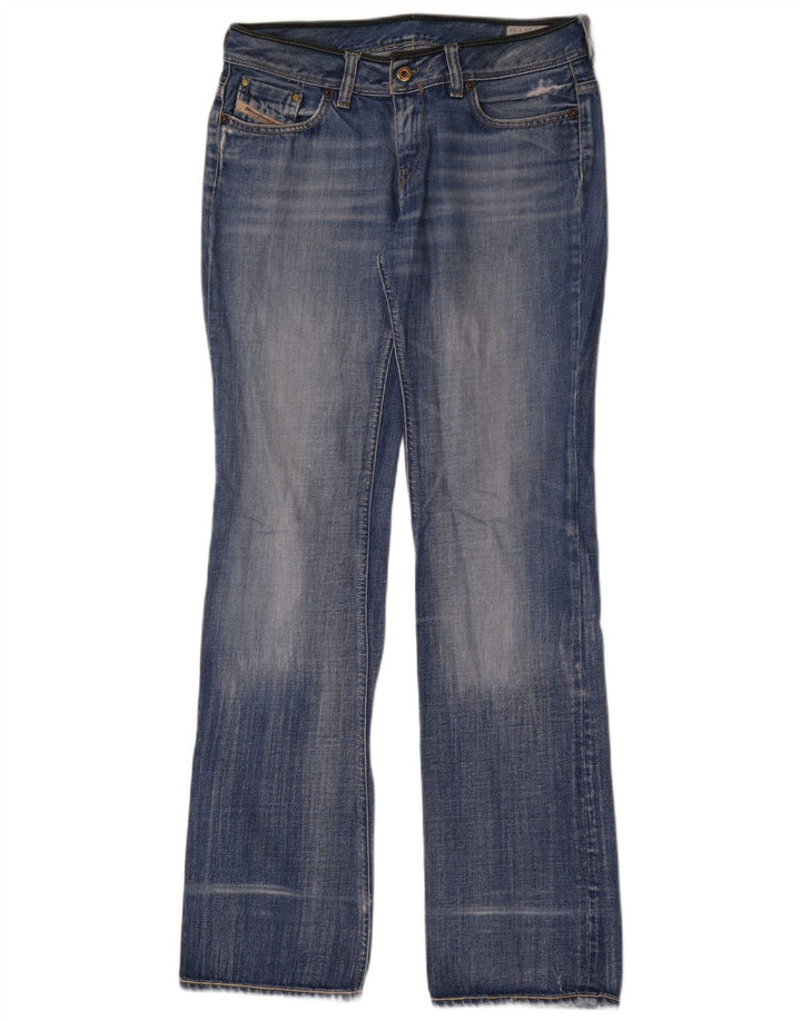 Diesel feminino BEBEL Bootcut jeans W30 L34 azul algodão