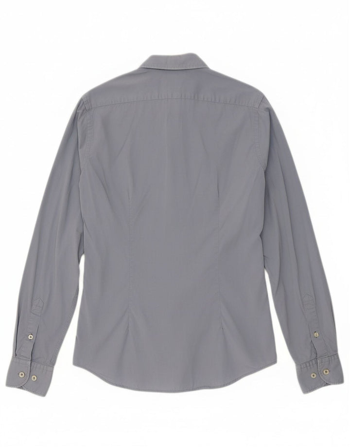 Camisa masculina GAS pequena algodão cinza
