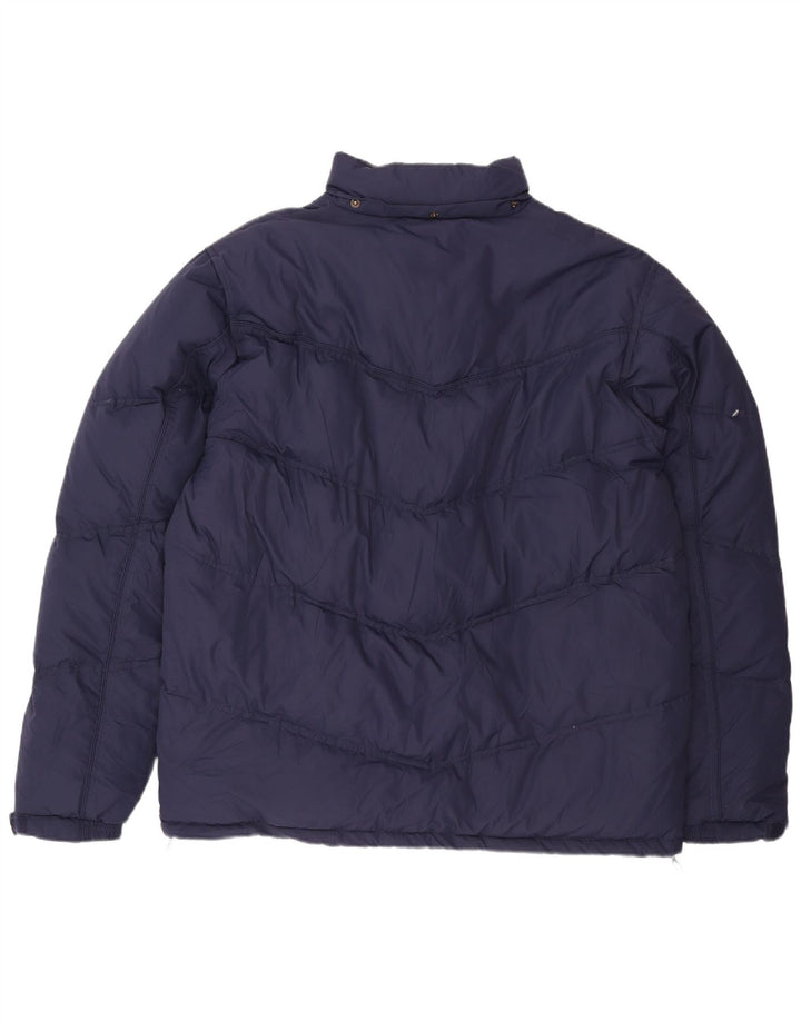 Jaqueta acolchoada masculina Fila UK 44 2XL azul marinho poliéster