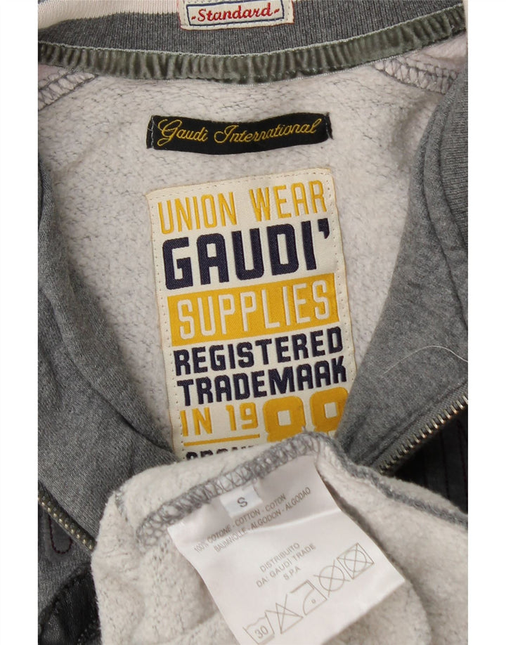 Jaqueta feminina Gaudi com agasalho gráfico Reino Unido 10 pequeno bloco cinza colorido