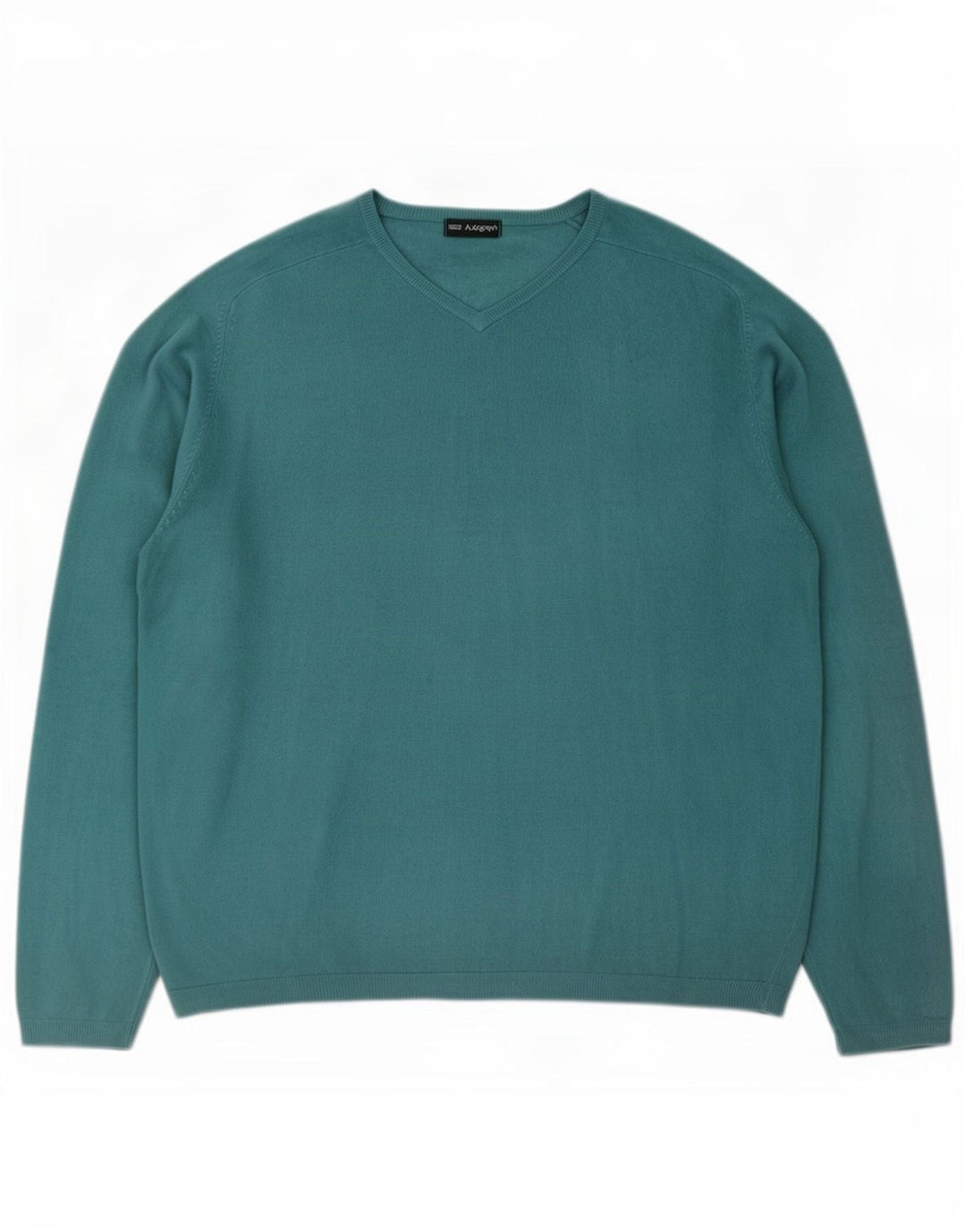 Suéter masculino Marks & Spencer com decote em V XL verde acrílico