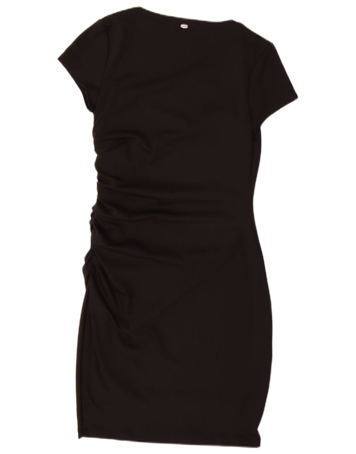 Guess Vestido Bodycon Feminino UK 12 Médio Preto Poliamida