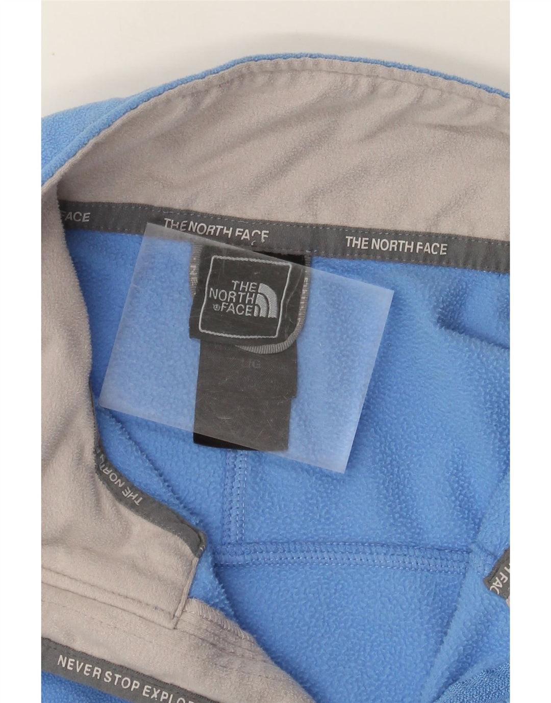 Jaqueta de lã feminina The North Face UK 16 grande poliéster azul
