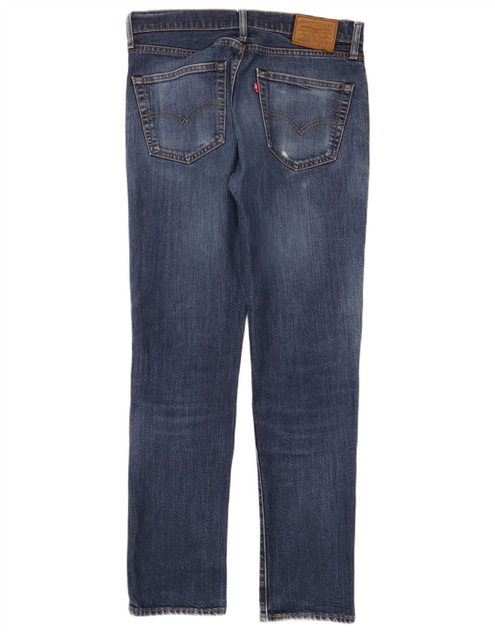 Levi's Masculino 511 Slim Jeans W32 L32 Azul Marinho Algodão